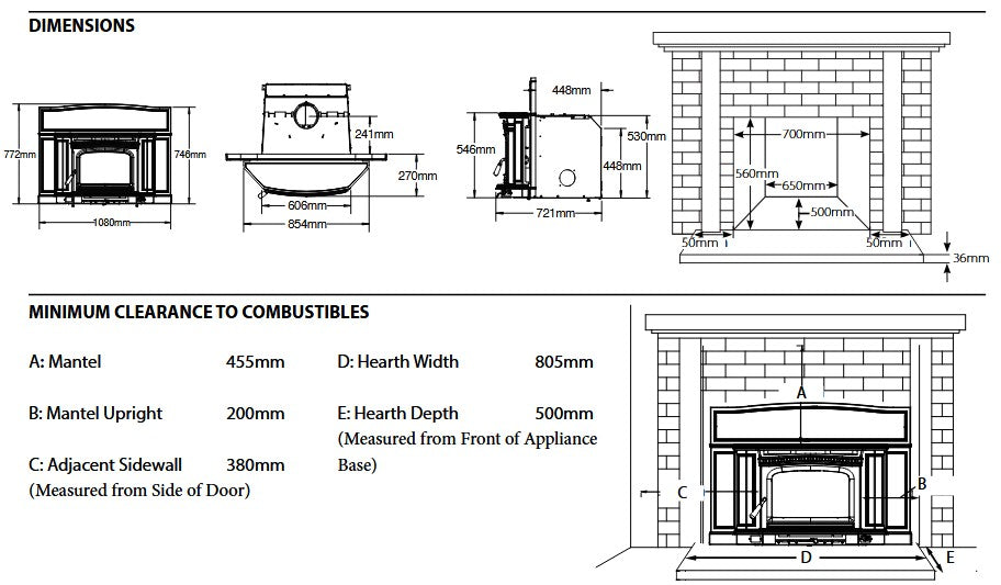Pacific Energy, Alderlea T5 Insert