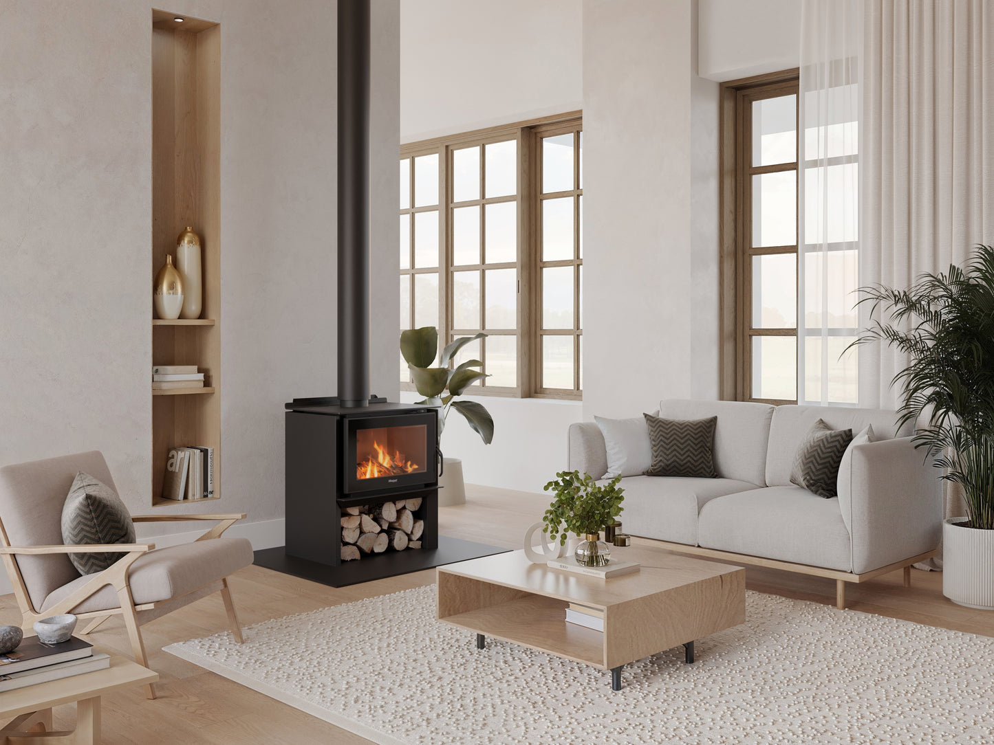 Masport, Auburn 6 (on wood stacker base)